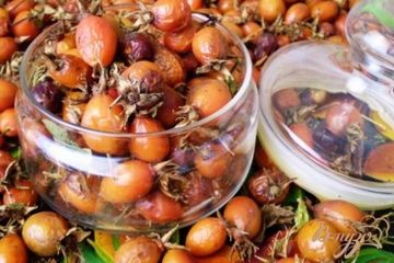 фото рецепта Как сохранить шиповник