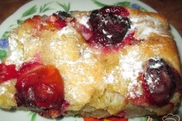 фото рецепта Пирог с яблоками, грушами и сливами