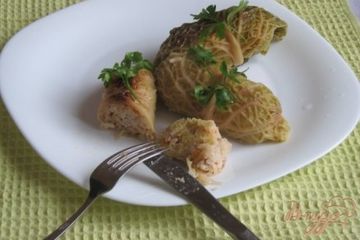 фото рецепта Домашние голубцы из савойской капусты