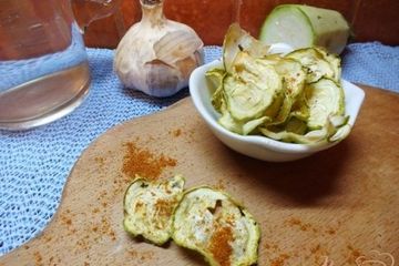 фото рецепта Чипсы кабачковые острые