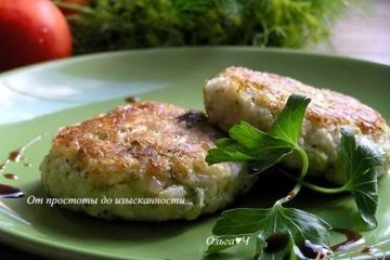 фото рецепта Рисовые котлетки с брокколи