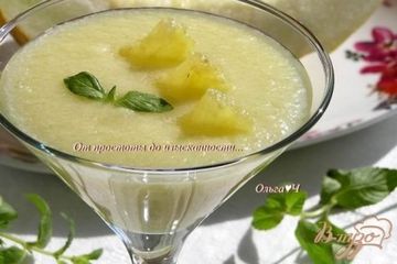 фото рецепта Ананасово-дынный смузи
