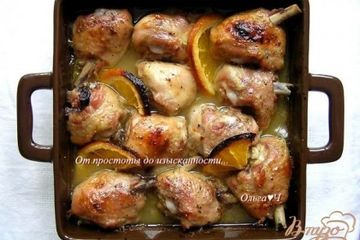 фото рецепта Курица в апельсиновом соусе
