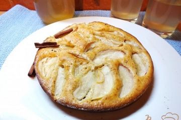фото рецепта Открытый яблочный пирог