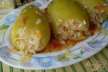 фото рецепта Постный фаршированный перец