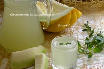 фото рецепта Дынный лимонад с мятой