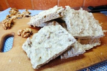 фото рецепта Овсяные хлебцы с грецкими орехами