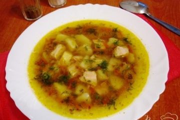 фото рецепта Гречневый суп с мясом