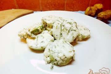 фото рецепта Кабачки под сметанно-чесночной шубкой