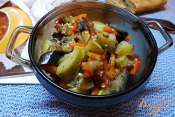 фото рецепта Диетическое овощное рагу с ароматными травами