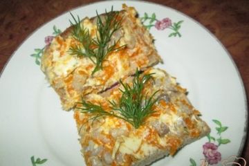 фото рецепта Канапе со вкусом икры