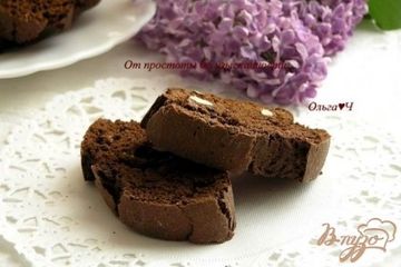 фото рецепта Шоколадные бискотти с Бэйлис