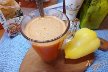 фото рецепта Острый овощной фрэш с зеленью