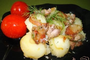 фото рецепта Картофель с поджаркой