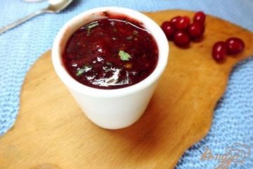 фото рецепта Соус-закуска к красному мясу из кизила