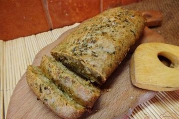 фото рецепта Хлеб с итальянскими травами и фенхелем на молоке