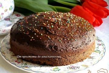 фото рецепта Шоколадный торт со свеклой
