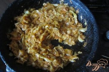 фото рецепта Тушенная капуста на скрую руку