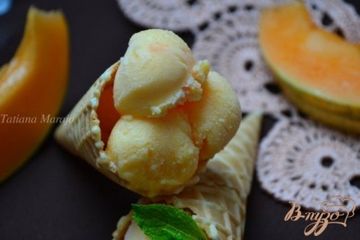 фото рецепта Мороженое из дыни
