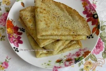фото рецепта Бабушкины блинчики с коричневым сахаром