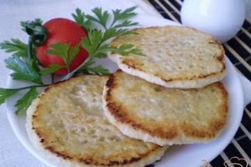 фото рецепта Картофелные оладьи с высивками пшеничными