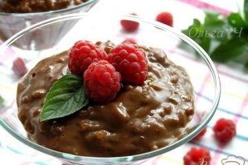 фото рецепта Champorado - Филиппинская шоколадная каша или пудинг