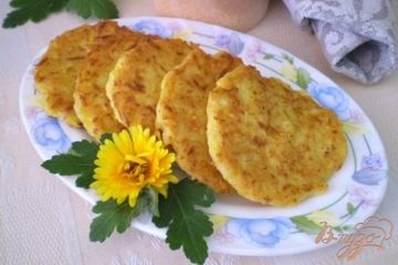 фото рецепта Кабачковые оладьи с творогом