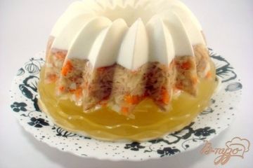 фото рецепта Заливное из курицы