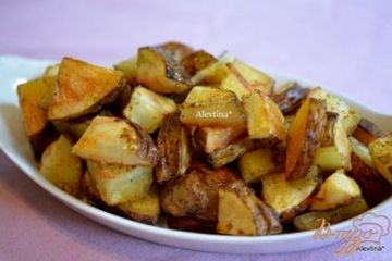 фото рецепта Пряный картофель в духовке