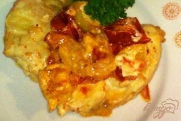 фото рецепта Паприкаш из курицы