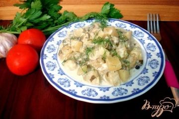 фото рецепта Картофель тушёный в мультиварке