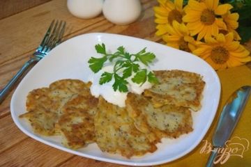 фото рецепта Маковые драники из картофеля
