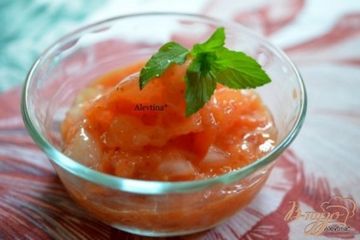фото рецепта Сорбе с манго и клубникой