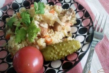 фото рецепта Плов с капустой и свининой