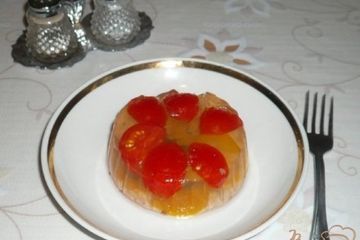 фото рецепта Заливное со свежими овощами