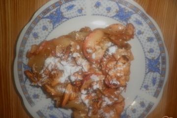 фото рецепта Пирог с овсянкой и яблоками