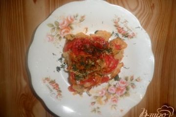 фото рецепта Запеканка из цветной капусты с сыром и помидорами