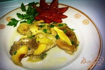 фото рецепта Мясо с айвой