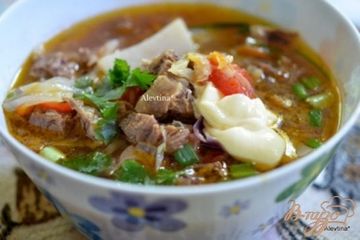 фото рецепта Щи из свежей капусты