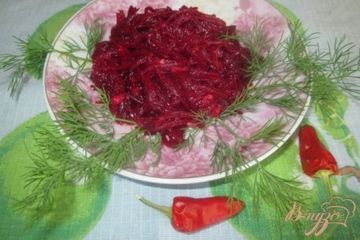 фото рецепта Свекла по-корейски