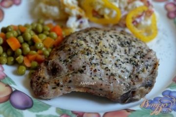 фото рецепта Свиные отбивные с прованскими травами