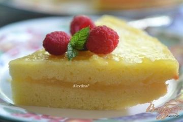 фото рецепта Кекс с лимонным курдом