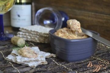 фото рецепта Закусочная паста с ветчиной и сыром