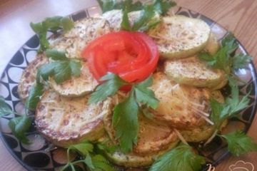 фото рецепта Кабачки с сыром и прованскими травами