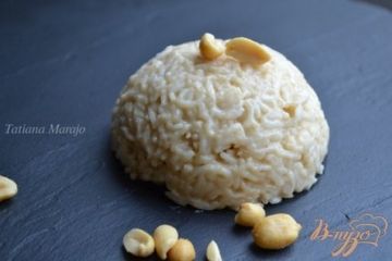 фото рецепта Рисовый гарнир с арахисовым вкусом