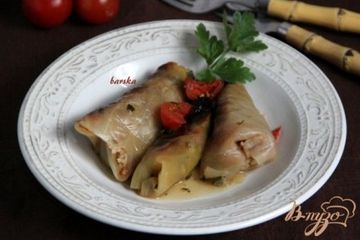 фото рецепта Голубцы постные, запечёные