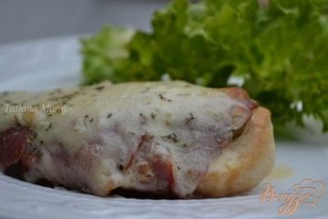 фото рецепта Куриные грудки с беконом и моцареллой