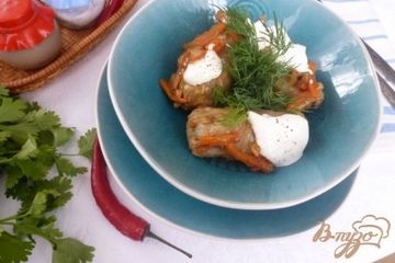 фото рецепта Голубцы с перловкой и грибами