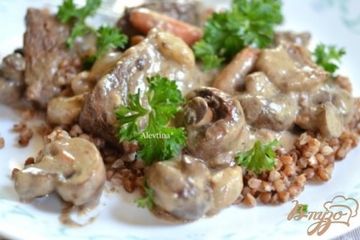 фото рецепта Телятина по -французски   -Blanquette de Veau