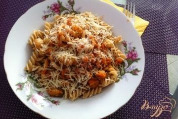 фото рецепта Фузилли с морепродуктами